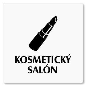 Kosmetický salón, 80x80mm, bílá, Nevada